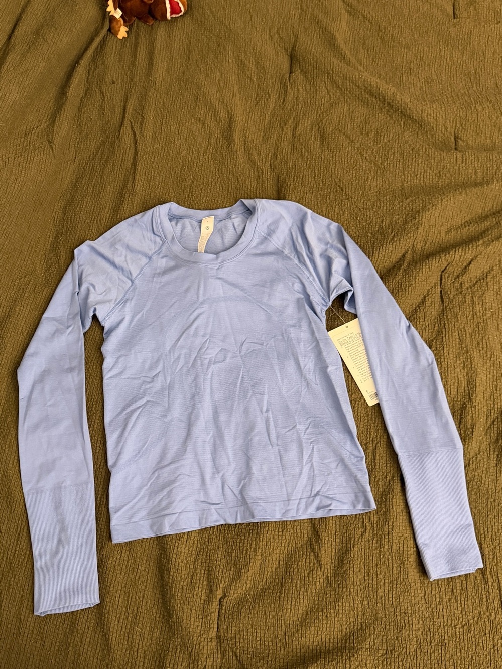 lululemon athletica Light Blue Long-Sleeve Performance Tee